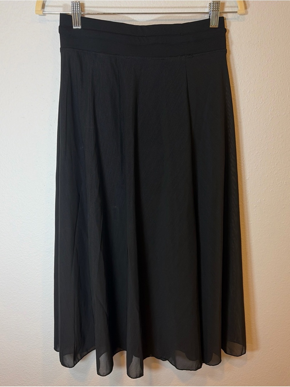 Halara High Waisted  2-in-1  Flare Mesh Maxi Flowy Skirt S Bike Short Whimsygoth